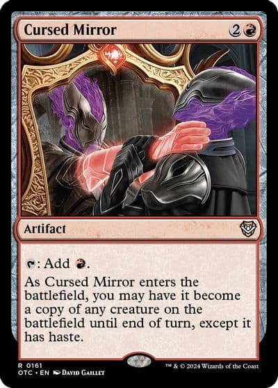 Cursed Mirror Commander: Outlaws of Thunder Junction Magic card