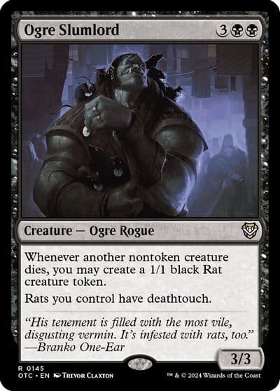 Ogre Slumlord Commander: Outlaws of Thunder Junction Magic card