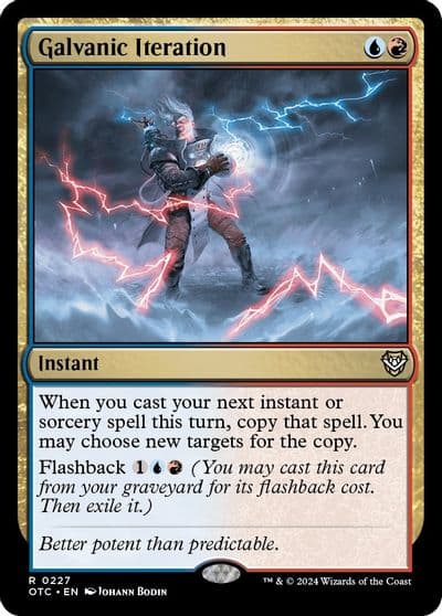 Galvanic Iteration Commander: Outlaws of Thunder Junction Magic card