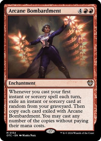 Arcane Bombardment Commander: Outlaws of Thunder Junction Magic card