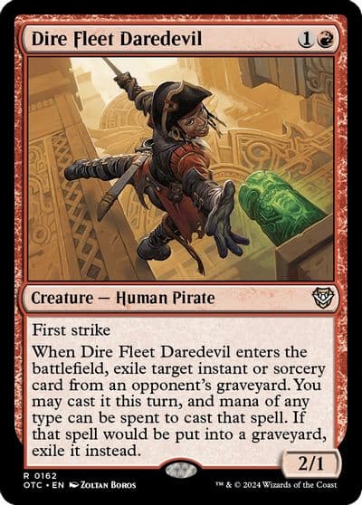 Dire Fleet Daredevil Commander: Outlaws of Thunder Junction Magic card
