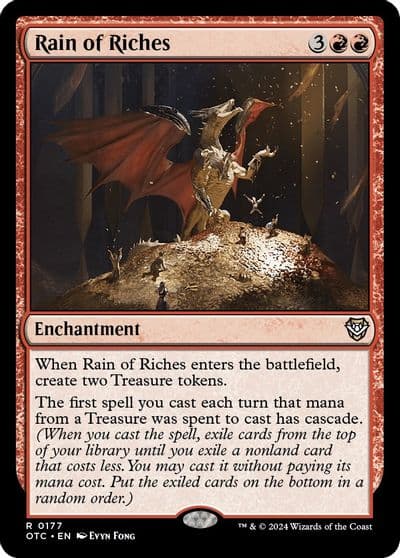 Rain of Riches Commander: Outlaws of Thunder Junction Magic card