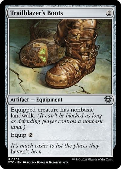 Trailblazers Boots Commander: Outlaws of Thunder Junction Magic card