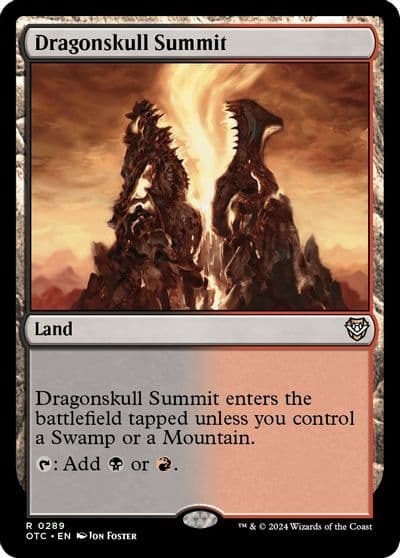 Dragonskull Summit Commander: Outlaws of Thunder Junction Magic card