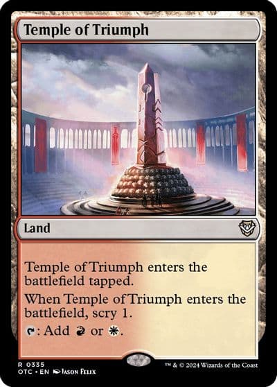 Temple of Triumph Commander: Outlaws of Thunder Junction Magic card