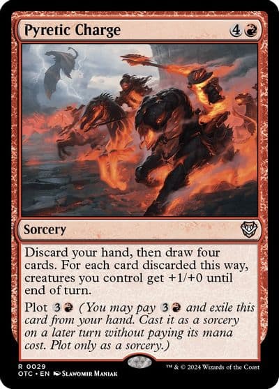 Pyretic Charge Commander: Outlaws of Thunder Junction Magic card