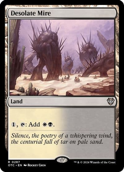 Desolate Mire Commander: Outlaws of Thunder Junction Magic card