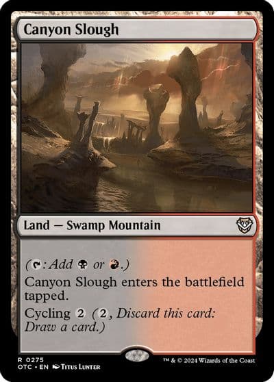 Canyon Slough Commander: Outlaws of Thunder Junction Magic card