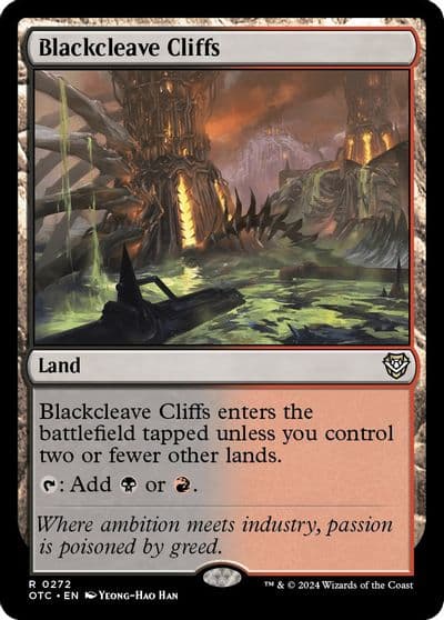 Blackcleave Cliffs Commander: Outlaws of Thunder Junction Magic card