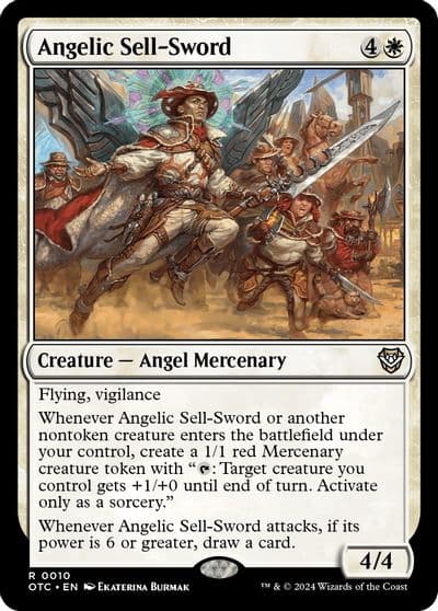 Angelic Sell Sword Commander: Outlaws of Thunder Junction Magic card