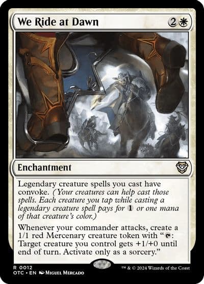 We Ride at Dawn Commander: Outlaws of Thunder Junction Magic card