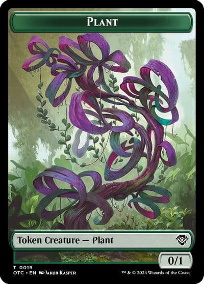 Plant Sand Warrior Double Sided Token Commander: Outlaws of Thunder Junction Magic card