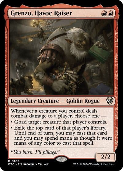 Grenzo Havoc Raiser Commander: Outlaws of Thunder Junction Magic card