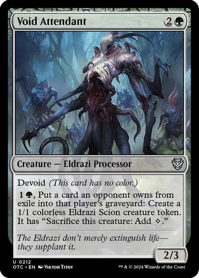 Void Attendant Commander: Outlaws of Thunder Junction Magic card
