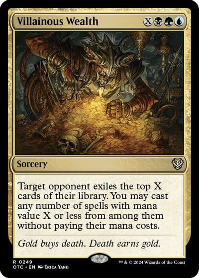 Villainous Wealth Commander: Outlaws of Thunder Junction Magic card