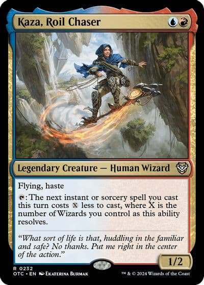 Kaza Roil Chaser Commander: Outlaws of Thunder Junction Magic card