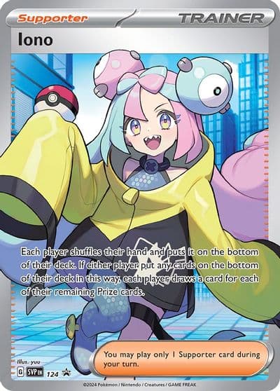 Iono - 124 SV: Scarlet & Violet Promo Cards Pokemon card