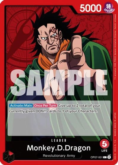 MonkeyDDragon 001 500 Years in the Future One Piece card