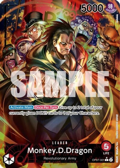 MonkeyDDragon 001 Parallel 500 Years in the Future One Piece card