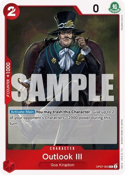 Outlook III 500 Years in the Future One Piece card