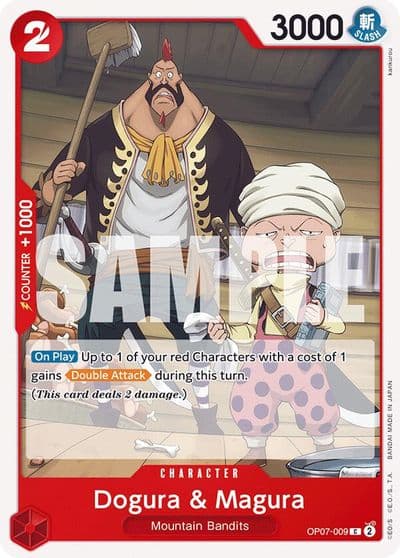 Dogura and Magura 500 Years in the Future One Piece card