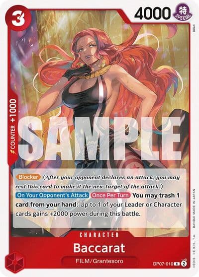 Baccarat 500 Years in the Future One Piece card