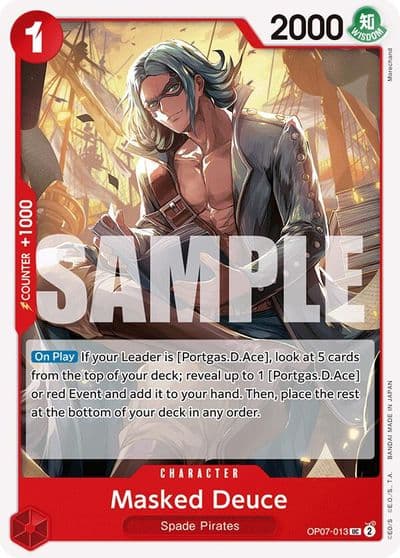 Masked Deuce 500 Years in the Future One Piece card