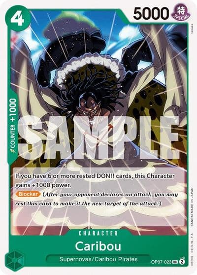 Caribou 500 Years in the Future One Piece card