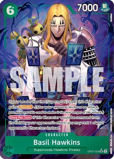 Basil Hawkins Parallel 500 Years in the Future One Piece card