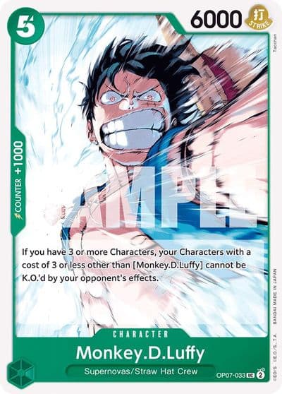 MonkeyDLuffy 033 500 Years in the Future One Piece card
