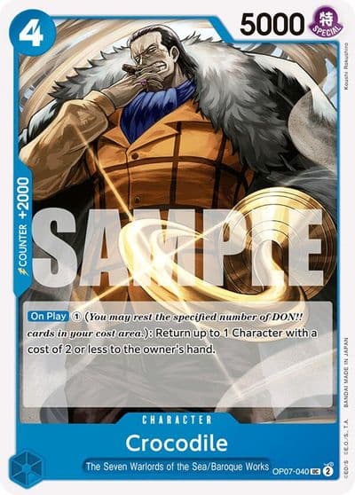 Crocodile 500 Years in the Future One Piece card