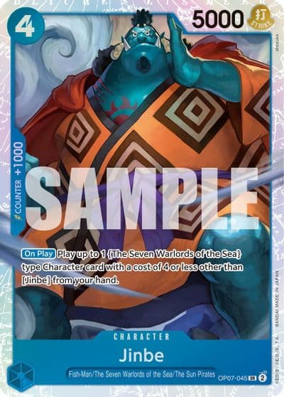 Jinbe 045 500 Years in the Future One Piece card