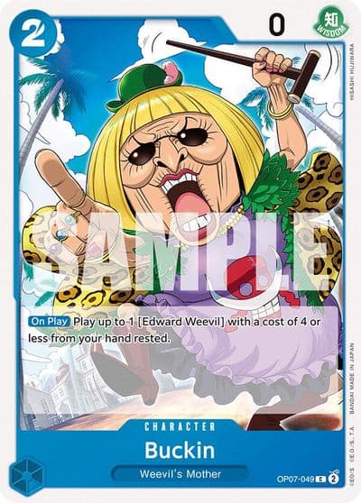Buckin 500 Years in the Future One Piece card