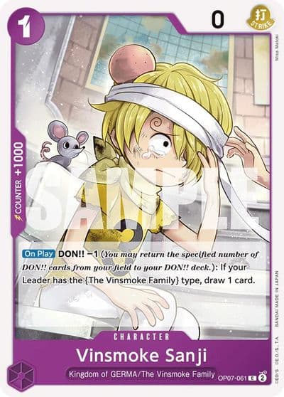 Vinsmoke Sanji 500 Years in the Future One Piece card