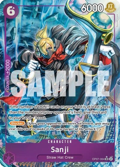 Sanji Parallel 500 Years in the Future One Piece card
