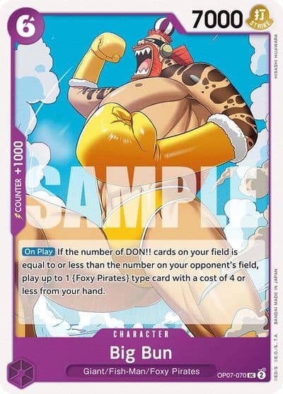 Big Bun 500 Years in the Future One Piece card
