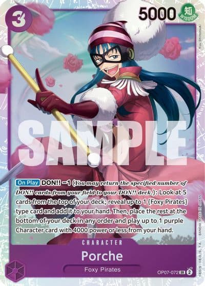 Porche 500 Years in the Future One Piece card