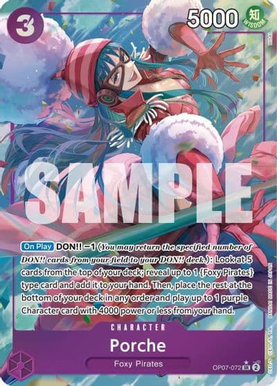 Porche Parallel 500 Years in the Future One Piece card