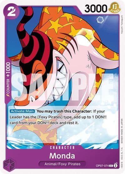 Monda 500 Years in the Future One Piece card