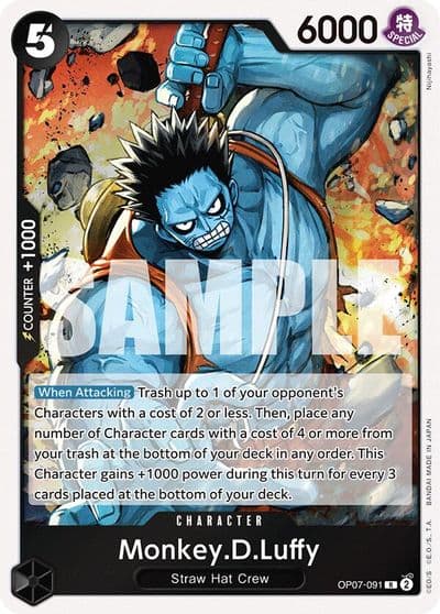 MonkeyDLuffy 091 500 Years in the Future One Piece card