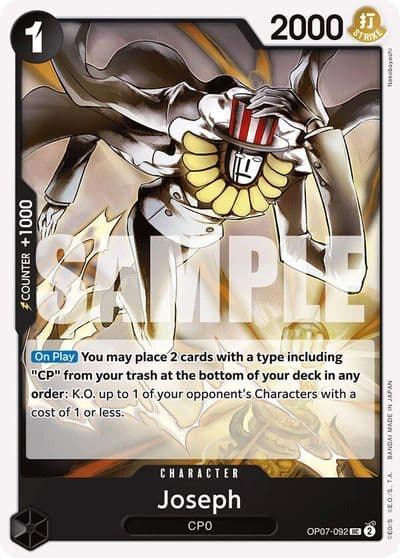 Joseph 500 Years in the Future One Piece card