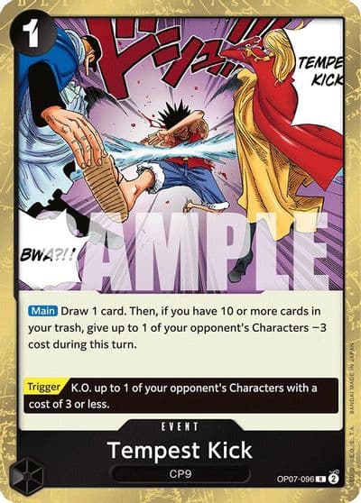 Tempest Kick 500 Years in the Future One Piece card