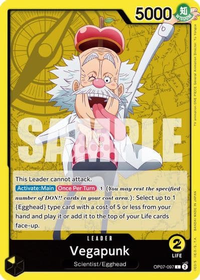Vegapunk 500 Years in the Future One Piece card