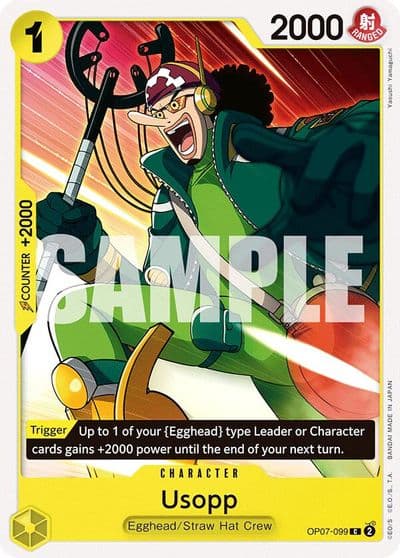 Usopp 500 Years in the Future One Piece card