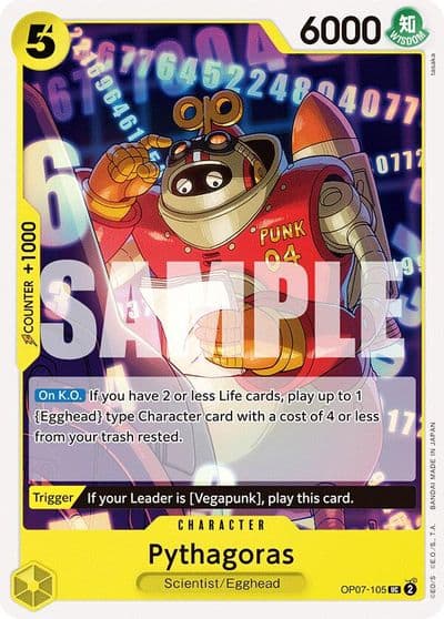 Pythagoras 500 Years in the Future One Piece card