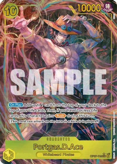 PortgasDAce 119 Parallel 500 Years in the Future One Piece card
