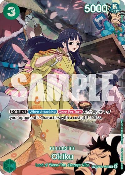 Okiku SP 500 Years in the Future One Piece card