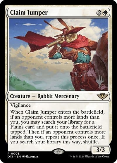 Claim Jumper Promo Pack: Outlaws of Thunder Junction Magic card