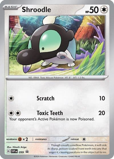 Shroodle - 099 SV: Scarlet & Violet Promo Cards Pokemon card