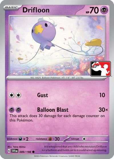 Drifloon Prize Pack Series Cards Pokemon card